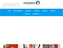 Tablet Screenshot of jayhawkfire.com